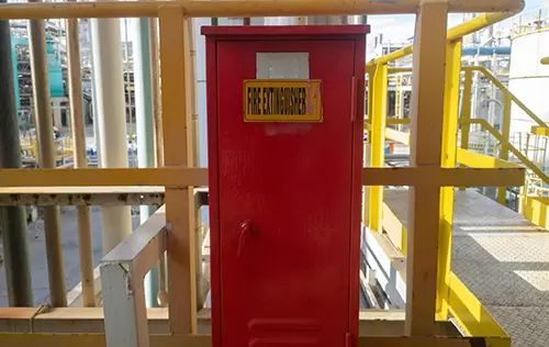 Gabinete de extintor de incendios