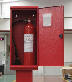 Caja de boca de incendios