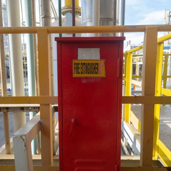 Caja de boca de incendios